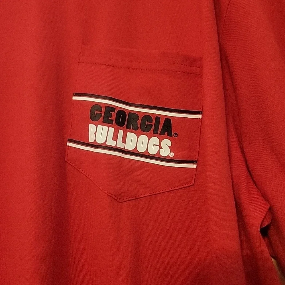 NEW Champion Georgia Bulldogs Shirt Adult Extra Large Red Short Sleeve Crewneck - Picture 7 of 13